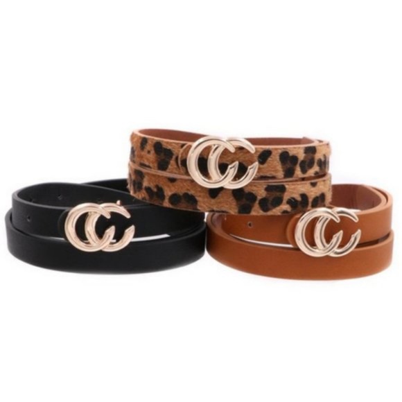 Bellanblue Accessories - Vegan Leather Belt set